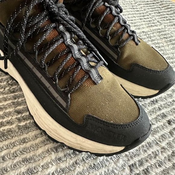 Moncler khaki monte runner high shoes - 37.5 - Picture 8 of 9
